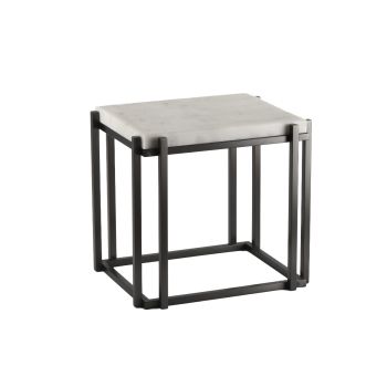 TINE SIDE TBL 52*42*48(CM) WHTBLK