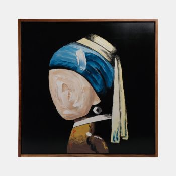 GIRL W/PEARL EARRING HANDPAINT 122*122(CM)