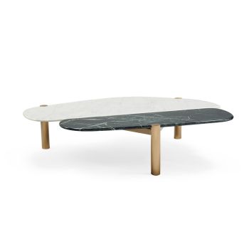 DUO COFFEE TABLE VWHITE / GREEN