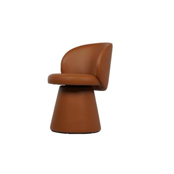 H.CAMEL SWVL DINING CHAIR