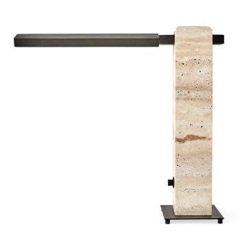 Director Table Lamp - Travertine
