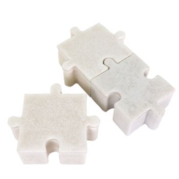 BIANCO PUZZLE BOXES WHITE SET OF 3
