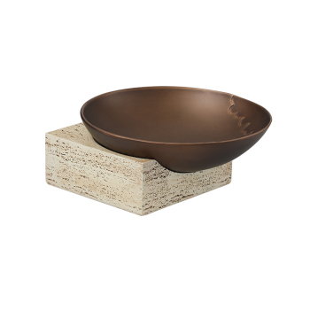 GOLD INLAID PLATE 24*24*10(CM) FC-SZ24075