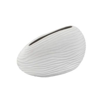 ADDIS VASE WHT 38*20(CM)