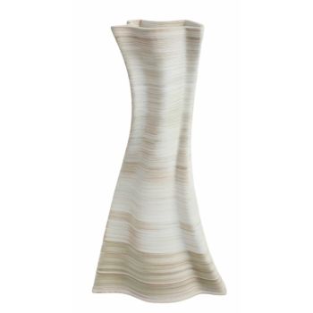 CARACOL VASE PORC LRG 38(CM)