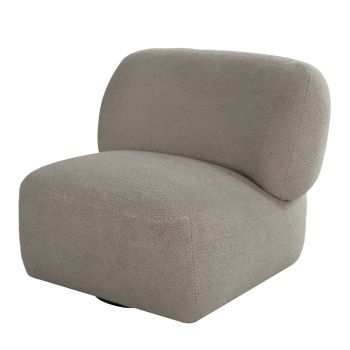 MOY SWIVEL CHR BGE 95*91*75*SH41(CM)